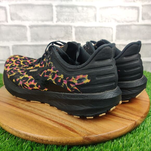 Brooks Launch GTS 9 Womens Size 11 Cheetah Print Running Sneakers 1203731B747 - Picture 4 of 14